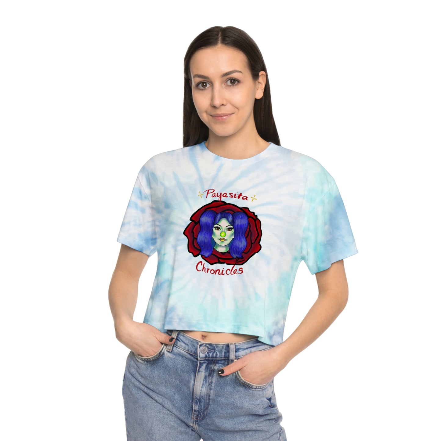 Limited Edition Payasita Chronicles Tie-Dye Crop Tee