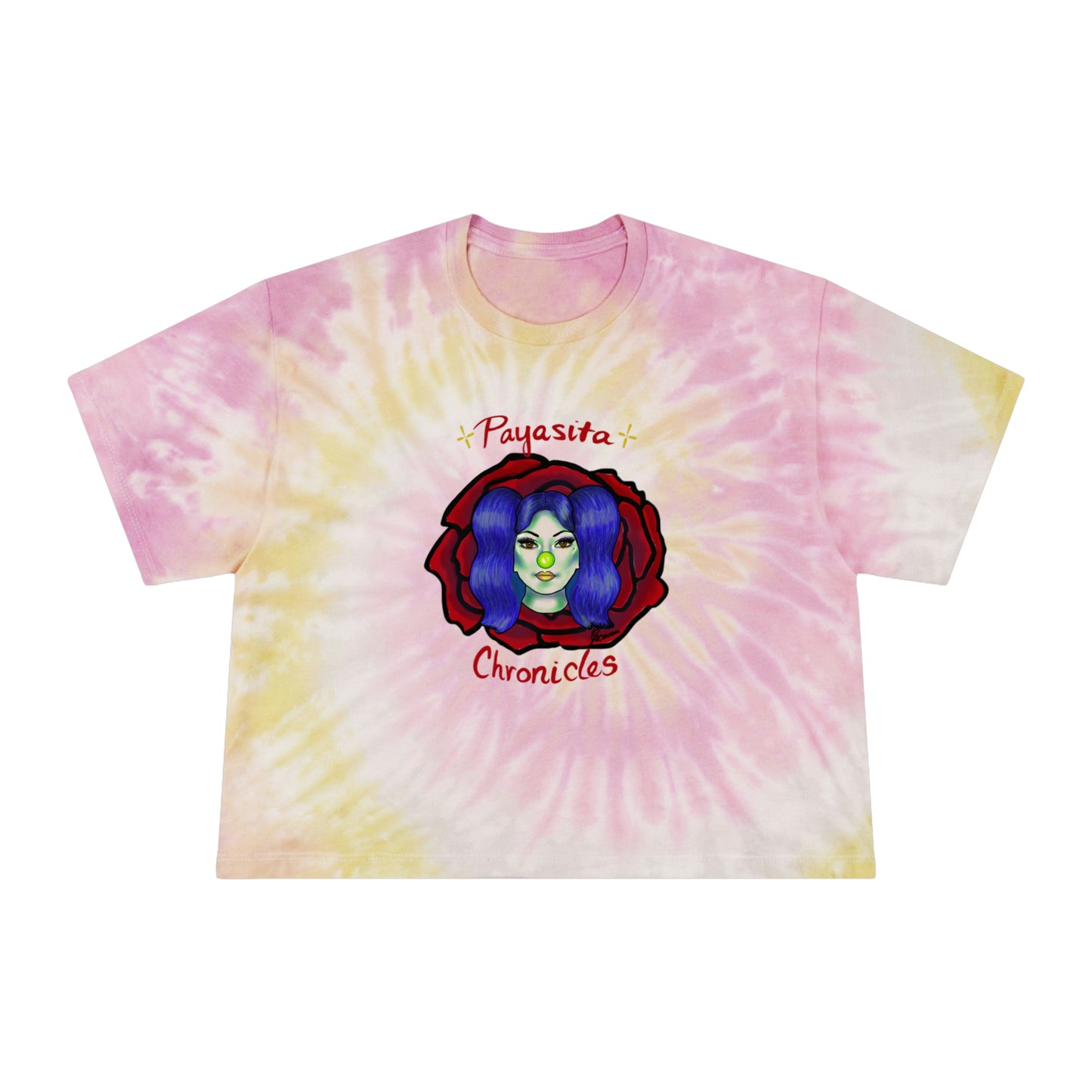 Limited Edition Payasita Chronicles Tie-Dye Crop Tee