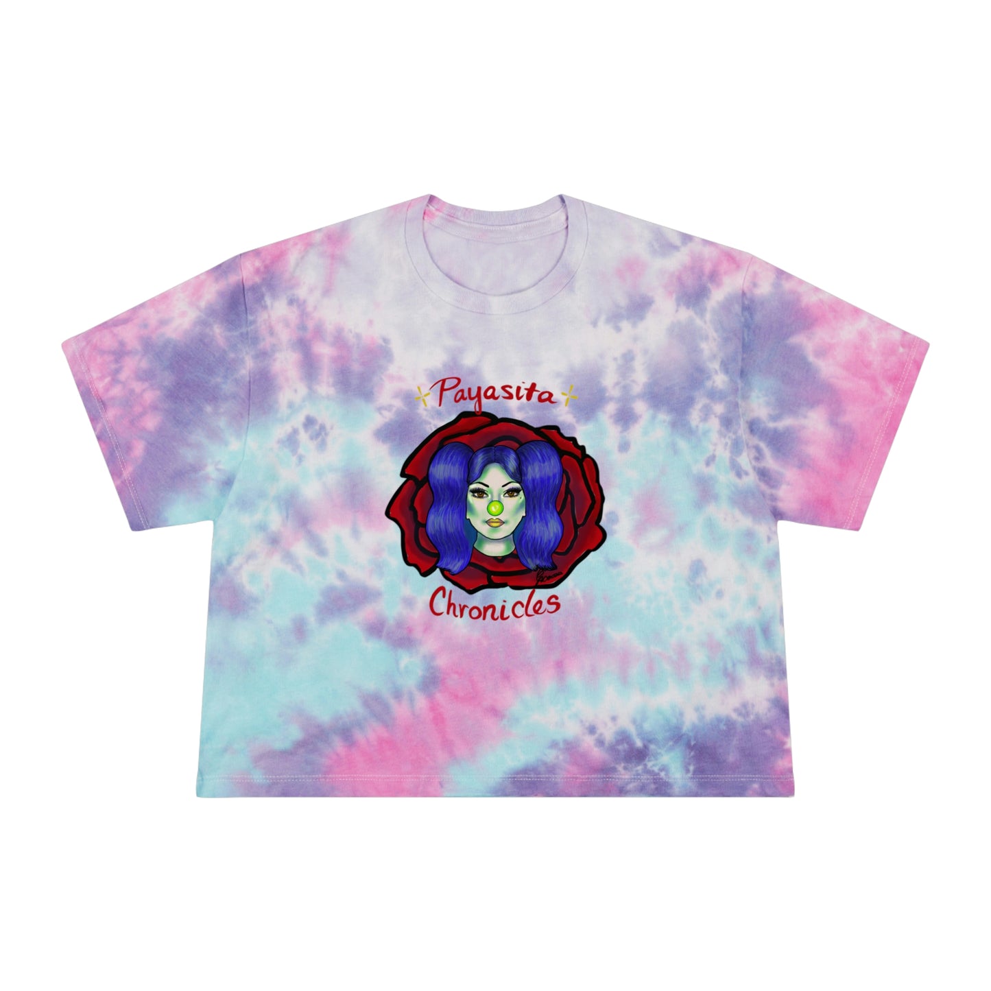 Limited Edition Payasita Chronicles Tie-Dye Crop Tee
