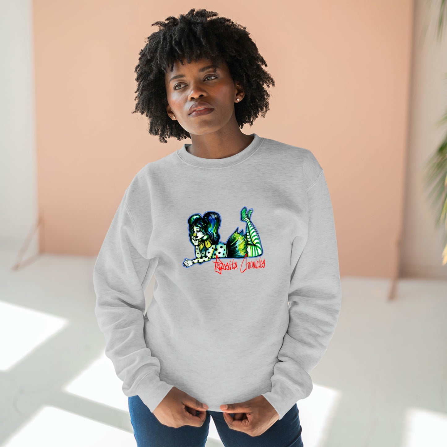 Unisex Payasita Chronicles Chillona Premium Crewneck sweatshirt